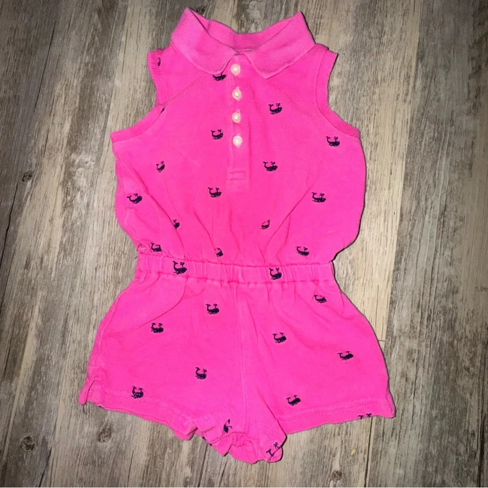 Ralph Lauren Pink Kids Romper
